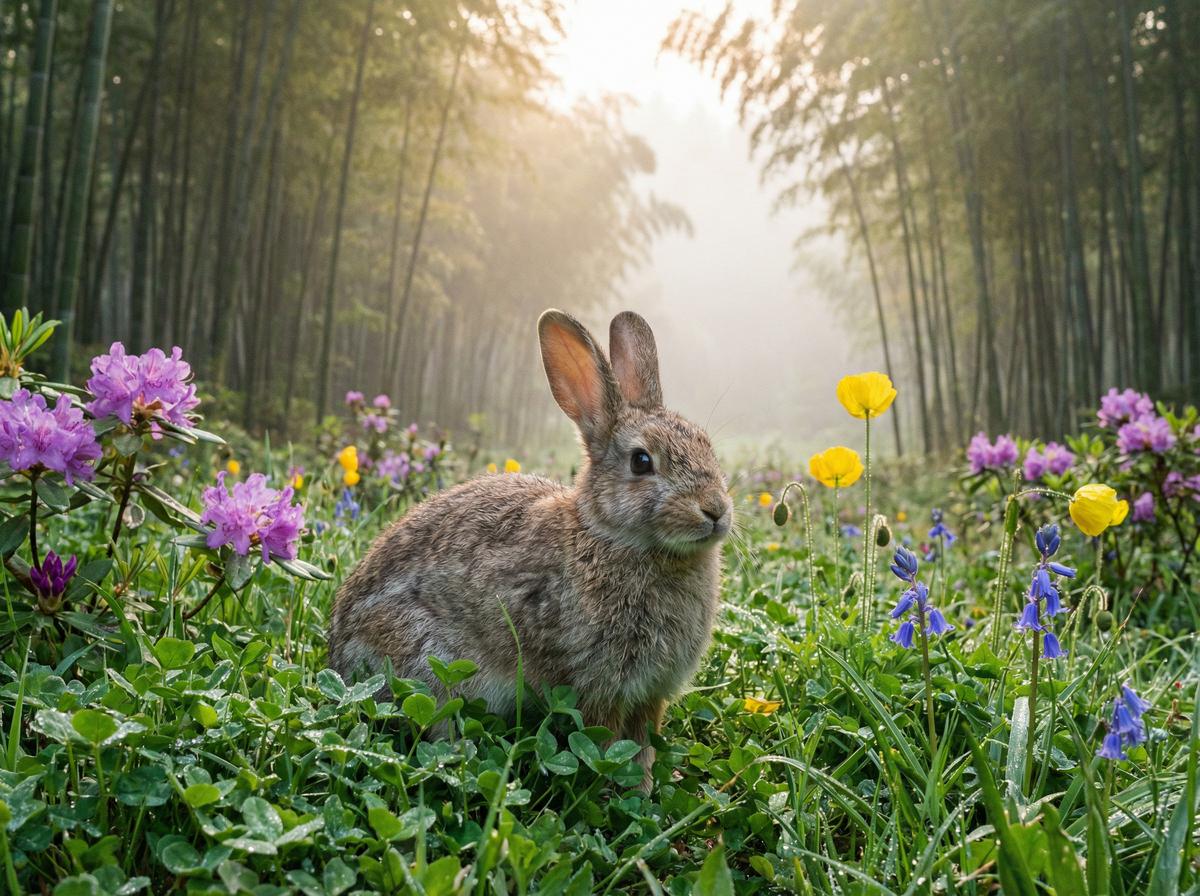人兽 - 困困兔与植物短视频